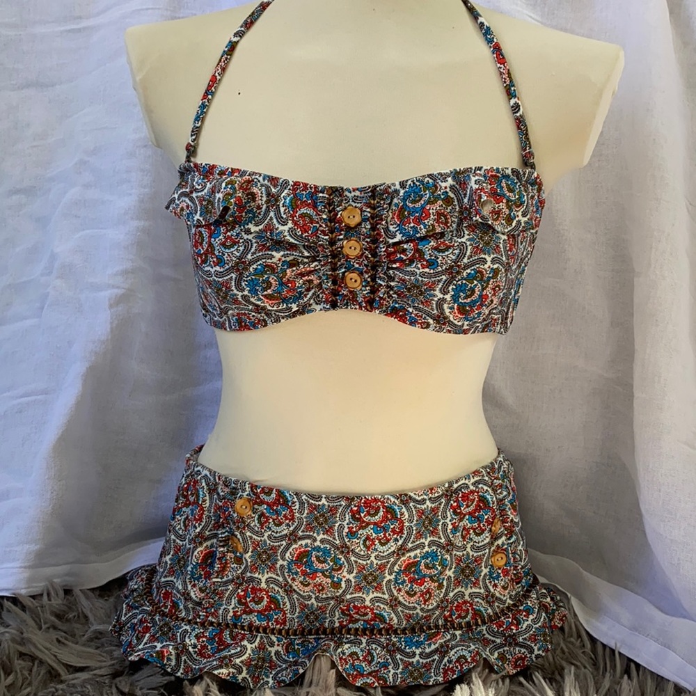 Paisley Bathing Suit Set